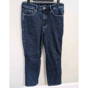 Judy Blue Jeans Womens 11 Blue Straight Leg Dark Wash Relaxed Casual High Rise